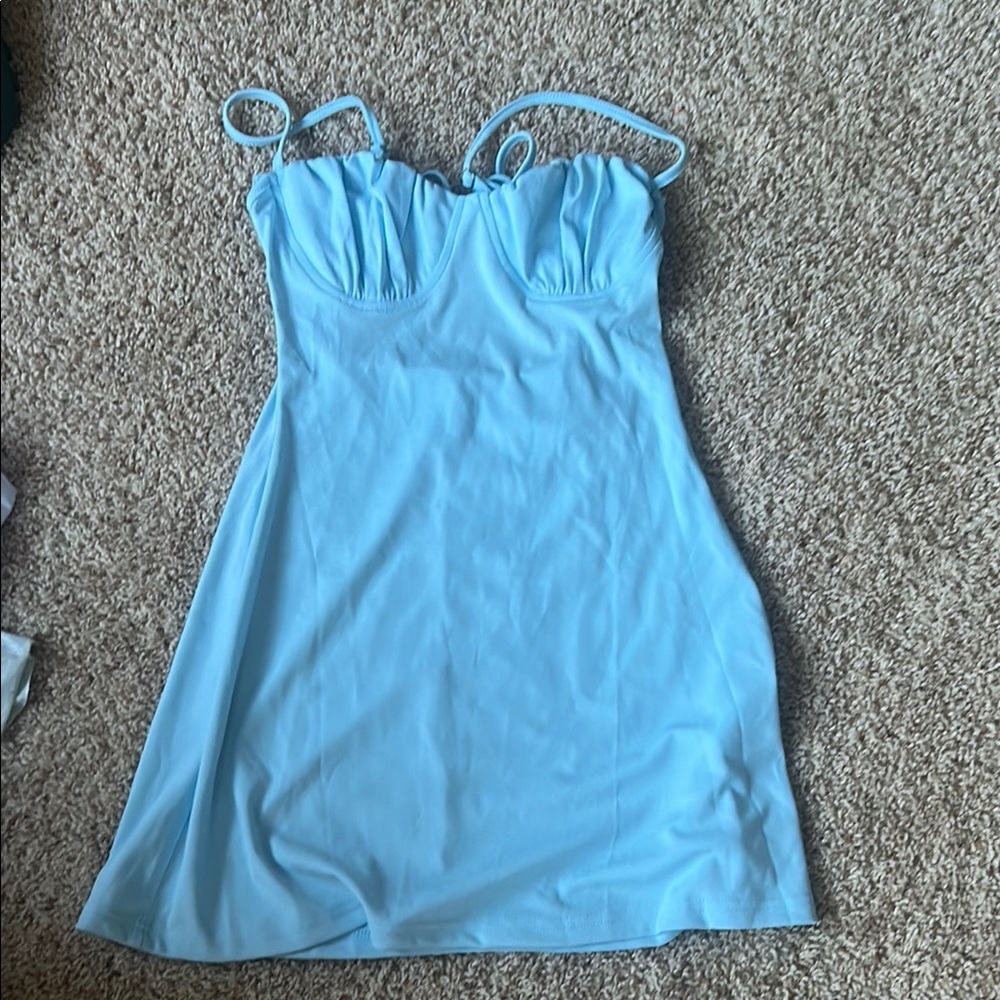 SHEIN Light Blue Dress